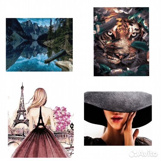 Картины по номерам на подрамнике новые