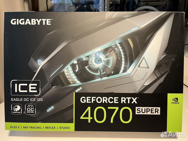 Новая RTX 4070 Super Gigabyte Eagle OC ICE 12Gb