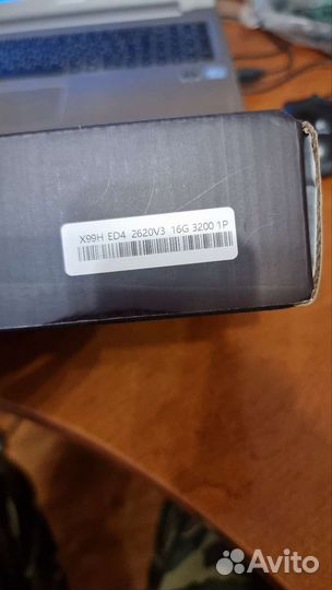 Мать LGA2011-3 E5 2620V3, 1x16 Гб DDR4