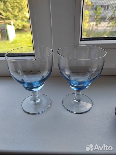 Конфетница цветное стекло СССР