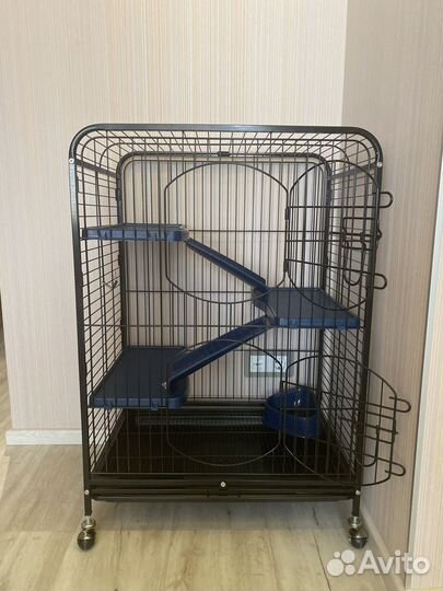 Клетка для шиншиллы многоуровневая