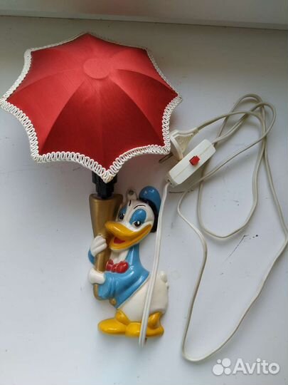 Бра светильник ночник утёнок Дональд Дак СССР 90е