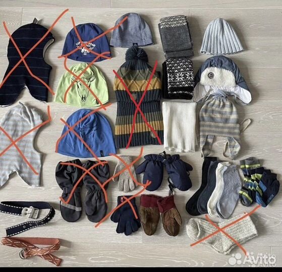 Шапка зимняя Пилот, перчатки, шарфы