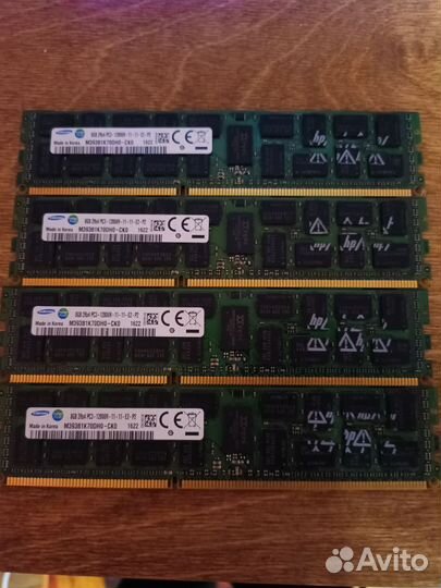 Оперативная память ddr3 ecc reg 8gb x4