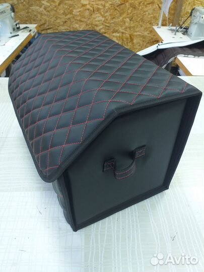 Органайзер в багажник автомобиля ромб красный