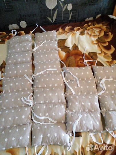 Бортики в детскую кроватку