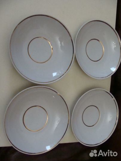 Блюдца глубокие для чаепития СССР