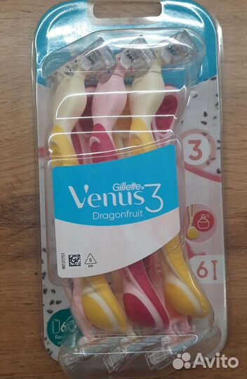 Бритва женская Gilette Venus 6 шт (Польша)