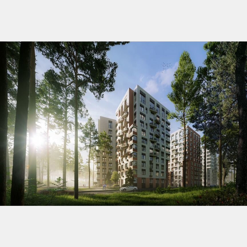 2-к. квартира, 57,7 м², 4/11 эт.