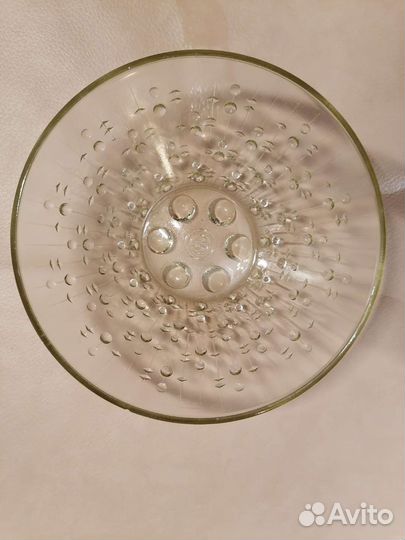 Салатник, конфетница цветное стекло СССР