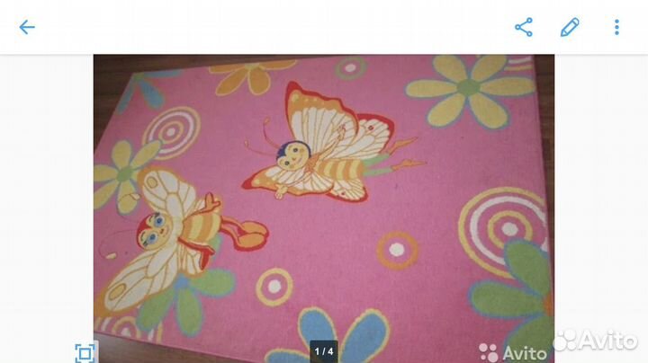 Ковер в комнату для девочки