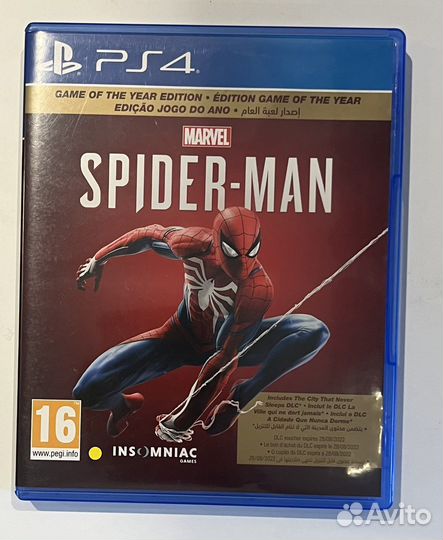 Marvel spider-man ps4