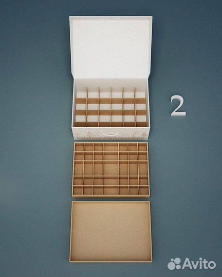 Коробка для хранения елочных игрушек СССР №5