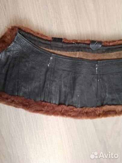 Меховой воротник мутон