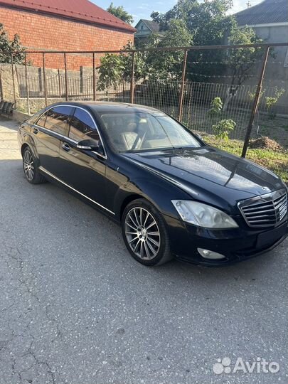 Mercedes-Benz S-класс 5.5 AT, 2006, битый, 200 000 км