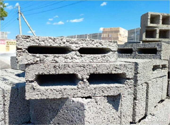 Керамзитобетонный блок