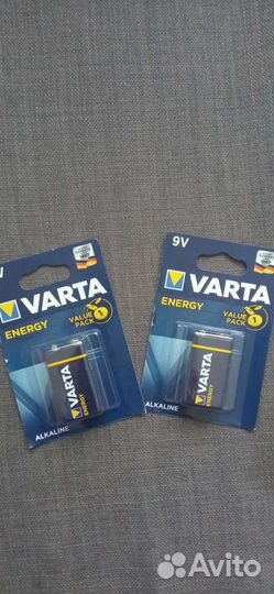 Батарейки Крона, новые