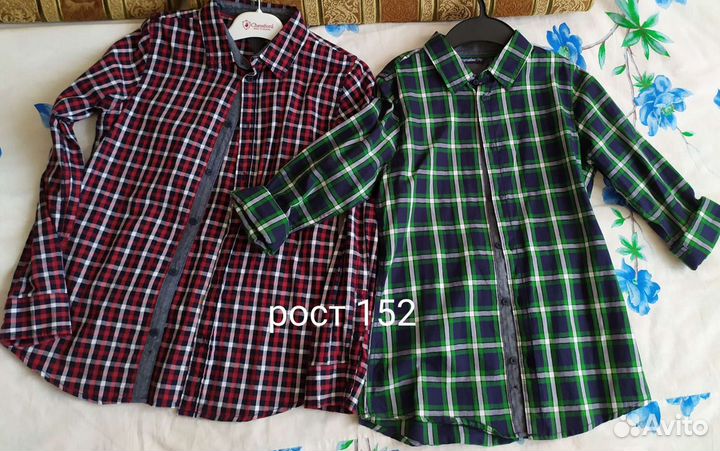 Рубашка для мальчика. Размеры см. на фото