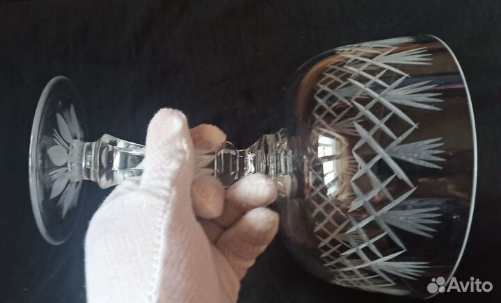 Ваза Креманки Графин Цветное стекло Хрусталь СССР