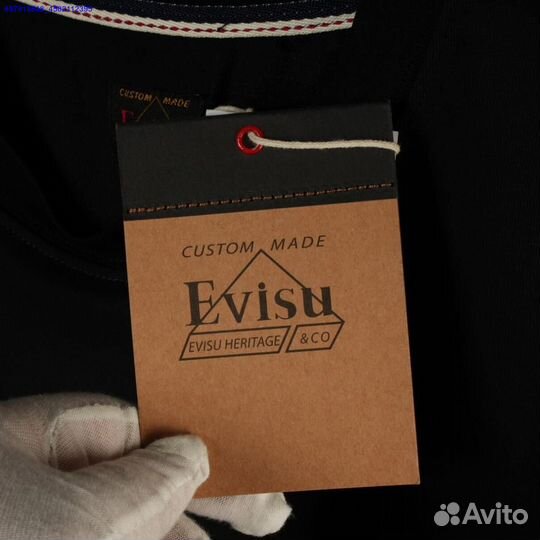 Футболка evisu черная с драконами (Арт.80374)