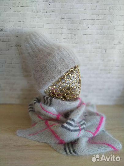 Шапки из пуха норки