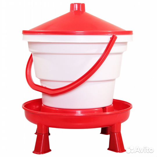 Поилка поплавковая 16 л на ножках для птиц