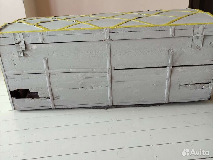 Сундук деревянный старинный антиквариат