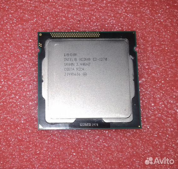 Процессор intel Xeon E3 1270 (1155)