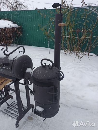 Смокер, мангал, коптильня, барбекю, казан