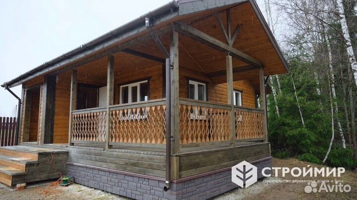 Баня из бруса профилированного