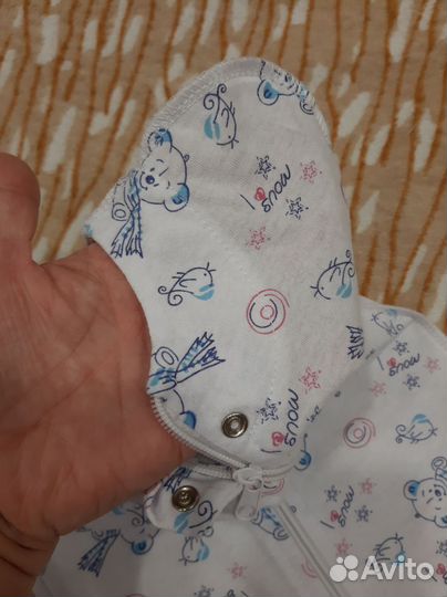 Пелёнка-кокон на замке для новорожденных