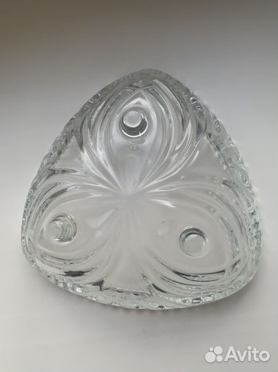 Ваза салатник пепельница хрустальссср