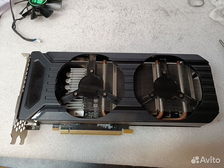 Видеокарта gtx 1060 6gb palit dual на запчасти