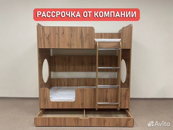 Детская двухъярусная кровать 