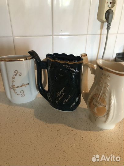 Бюветницы, курортные кружки или поильник фарфор