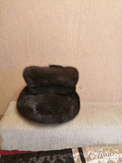 Шапка норковая новая (капор) раз. 55торг