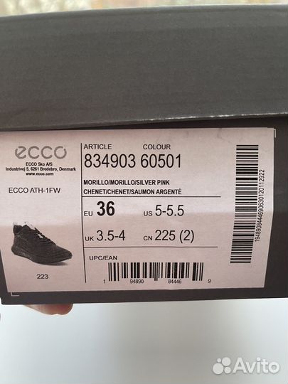 Кроссовки ecco 36 новые