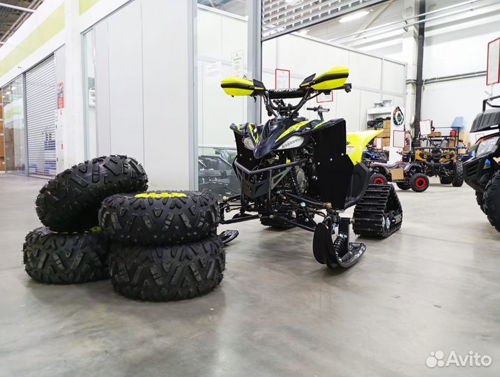 Квадроцикл+снегоход 3 в 1 Raptor 125