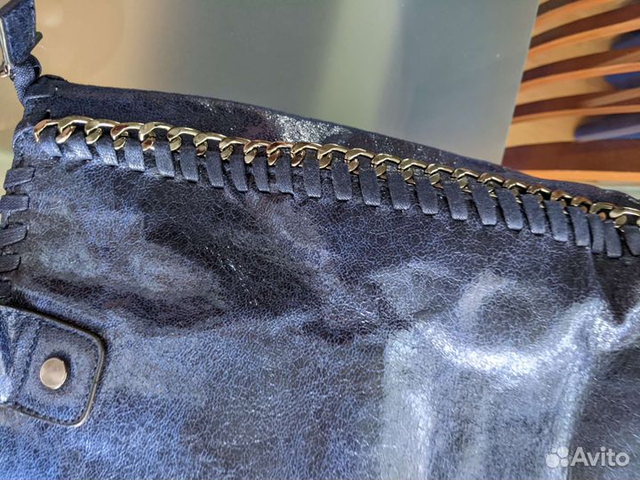 Шикарная синяя сумка новая