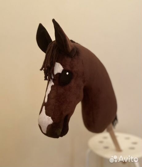 Хоббихорс/лошадка на палке с уздечкой