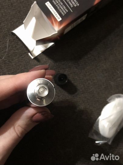 Краска для ресниц и бровей ollin коричневая