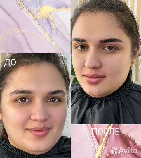 Модель на брови