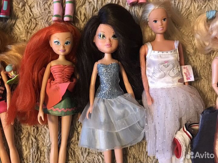 Много кукол Винкс Мокси Барби Пони Штефи