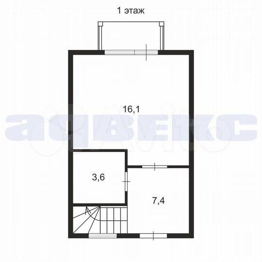 2-к. квартира, 52 м², 2/2 эт.