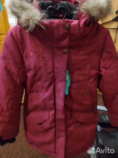 Куртка парка для девочки 140