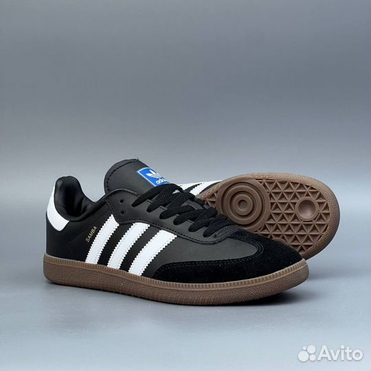 Adidas Самба Черные