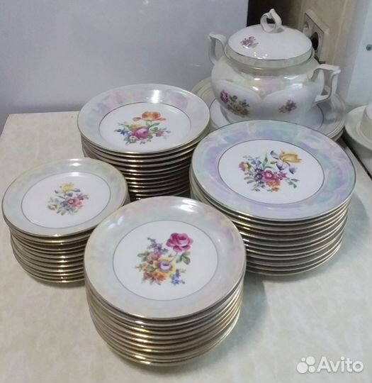 Столовый сервиз ГДР, 70 предметов