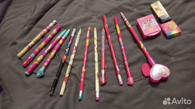 Канцелярия Карандаши, ручки, ластики