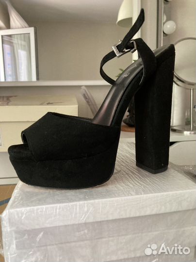 Босоножки экозамша, 39