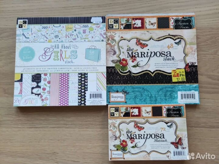 Бумага для скрапбукинга, наборы